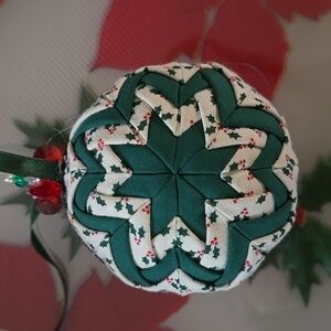 Handmade Quilted Christmas Ornament